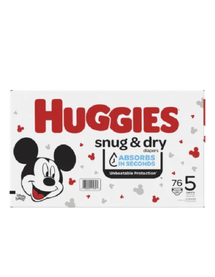 ShopBBMall.com: HUGGIES SNUG & DRY STAGE 5 (BIG PACK) SOLD AS 1X76 COUNT