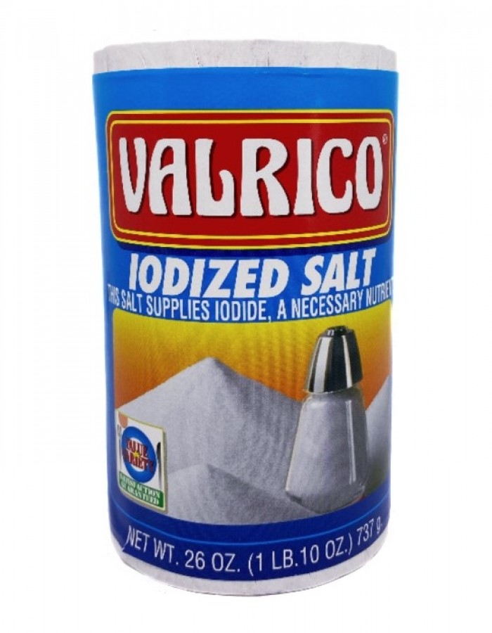 ShopBBMall.com: Valrico Iodized Salt  26oz