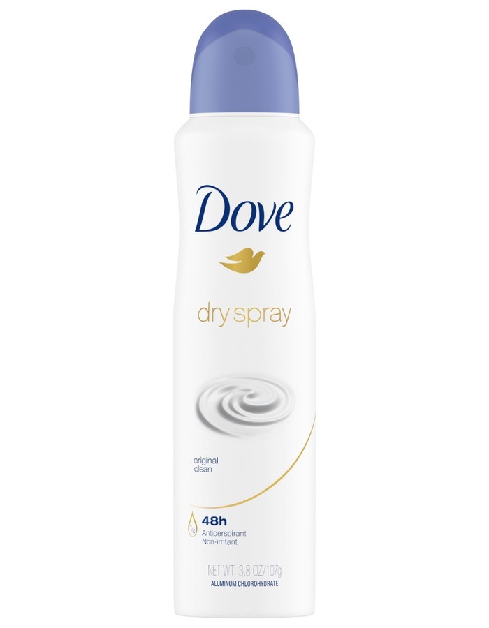 ShopBBMall.com: DOVE ORIGINAL CLEAN 48-HOUR ANTIPERISPIRANT  DRY  SPRAY 3.8OZ