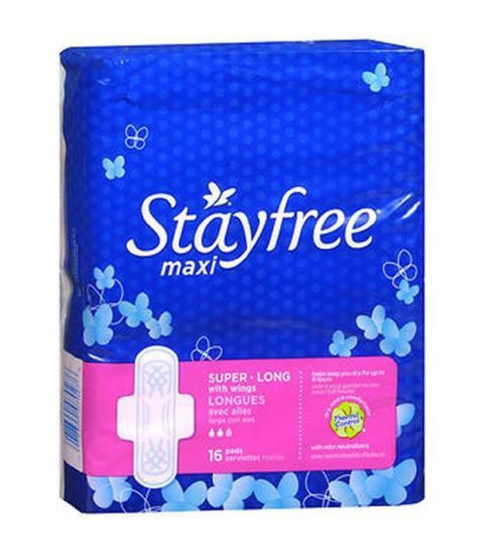 ShopBBMall.com: STAYFREE MAXI PADS SUPER LONG WITH WINGS 16CT