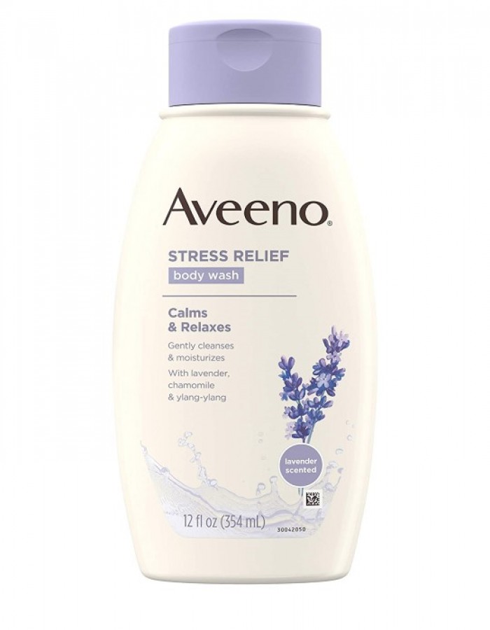 ShopBBMall.com: Aveeno Stress Relief Body Wash, Oat, Lavender & Chamomile, 12 fl. oz