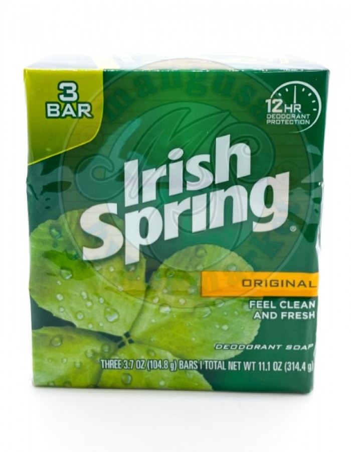 ShopBBMall.com: Irish Spring Original, Deodorant Bar Soap, 3.75 oz, 3Pack