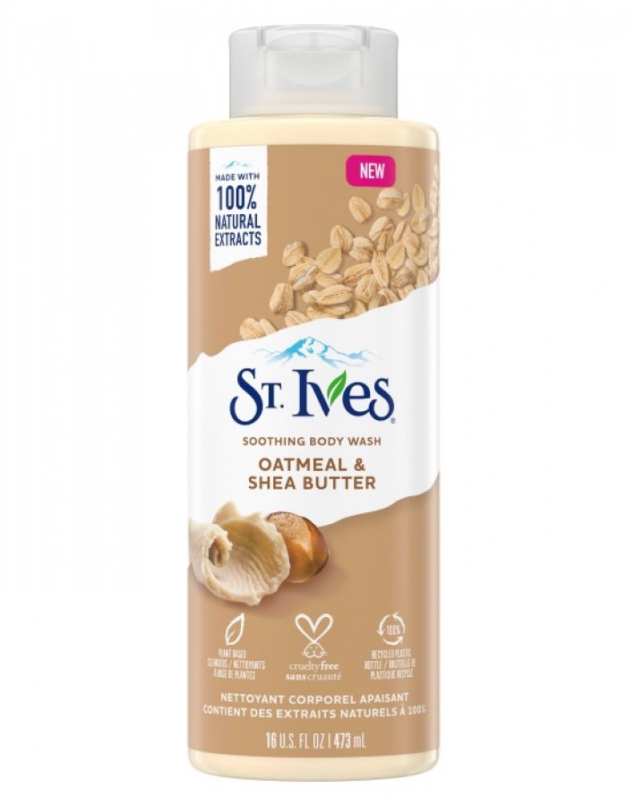 ShopBBMall.com: St. Ives Oatmeal & Shea Butter Plant-Based Body Wash - 16 fl oz