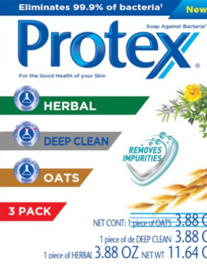 ShopBBMall.com: Protex Herbal, Oats, Deep Clean 110g 3pk