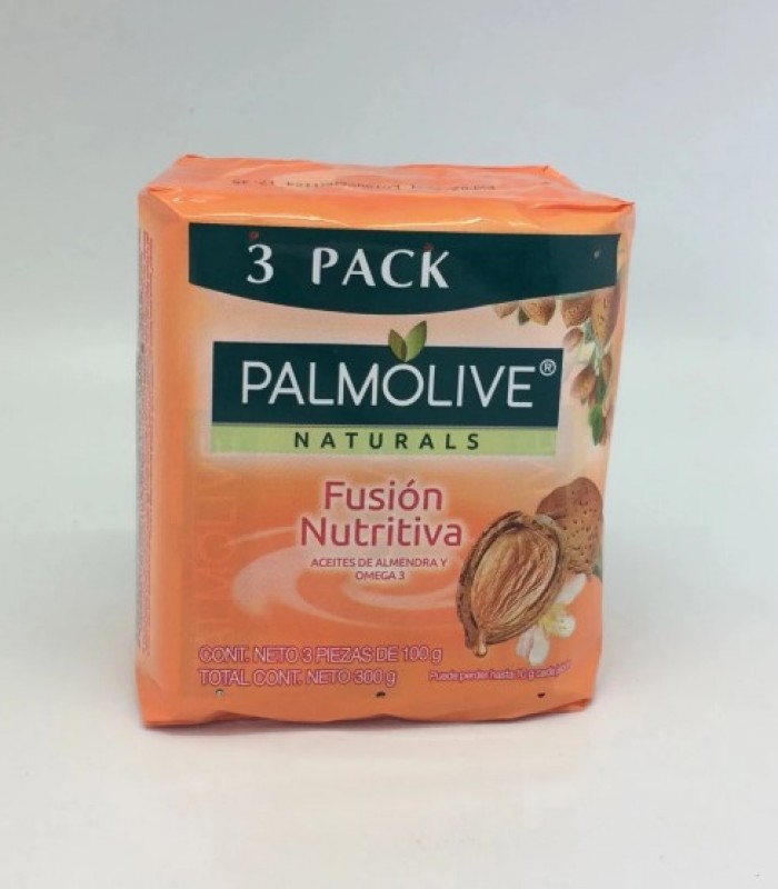 ShopBBMall.com: Palmolive Naturals Bar Soap Almond & Omega Oil 100g 3pk