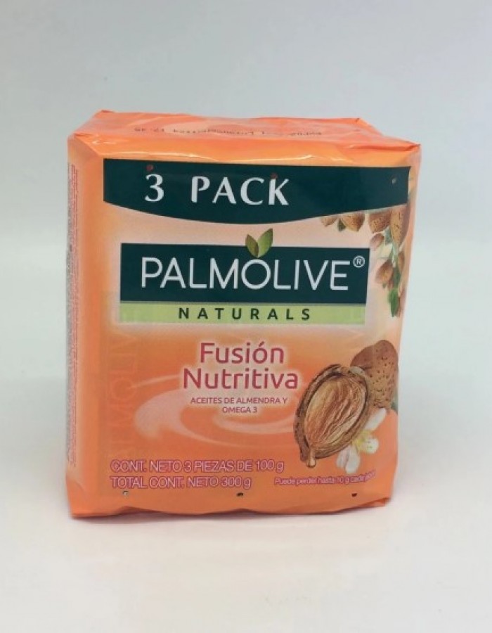 ShopBBMall.com: Palmolive Naturals Bar Soap Almond & Omega Oil 100g 3pk