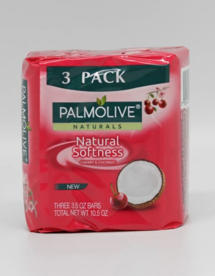 ShopBBMall.com: Palmolive Naturals Bar Soap Cherry & Coconut Milk 100g 3pk