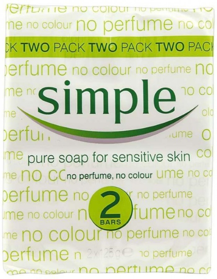 ShopBBMall.com: Simple Pure Soap for Sensitive Skin Twin Pack, 125G