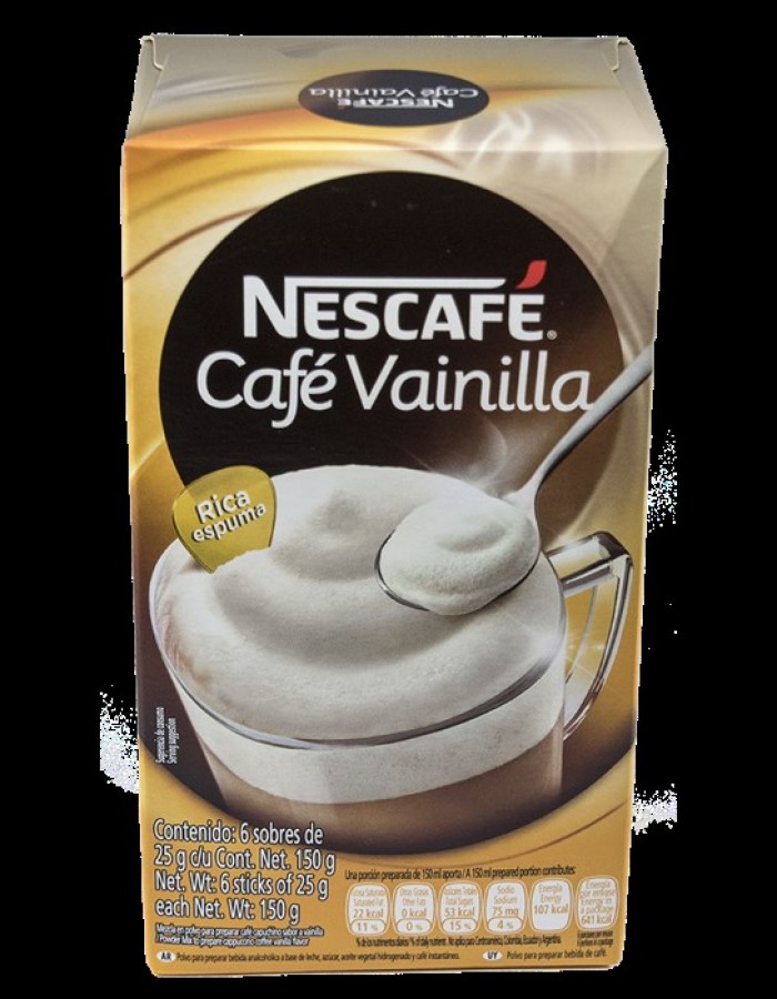ShopBBMall.com: NESCAFÉ Café Vanilla Instant Coffee 25g Sticks (Box of 6)