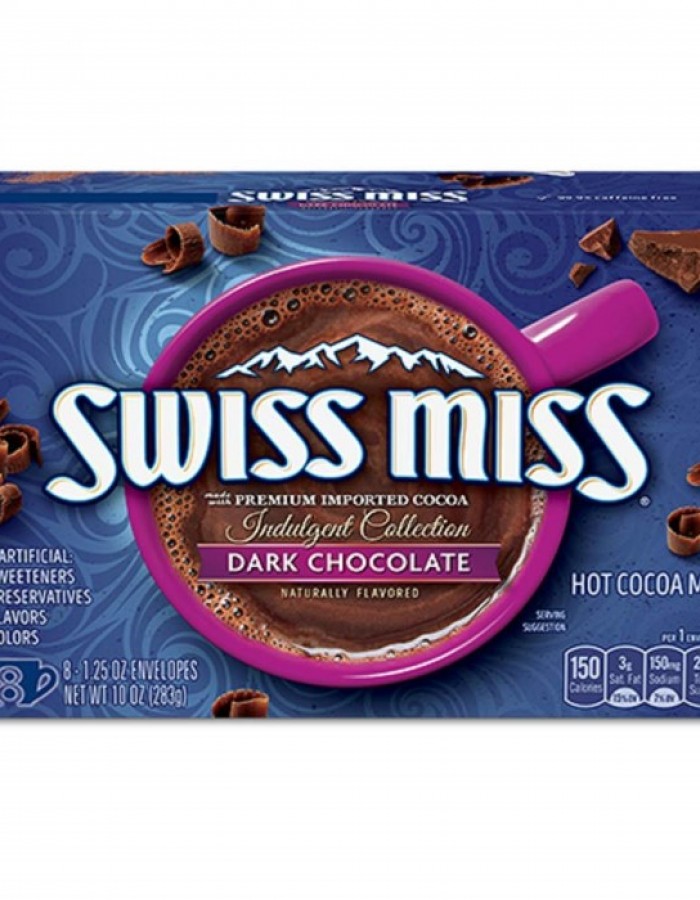 ShopBBMall.com: Swiss Miss Indulgent Collection Dark Chocolate Mix Packets, 8 Count