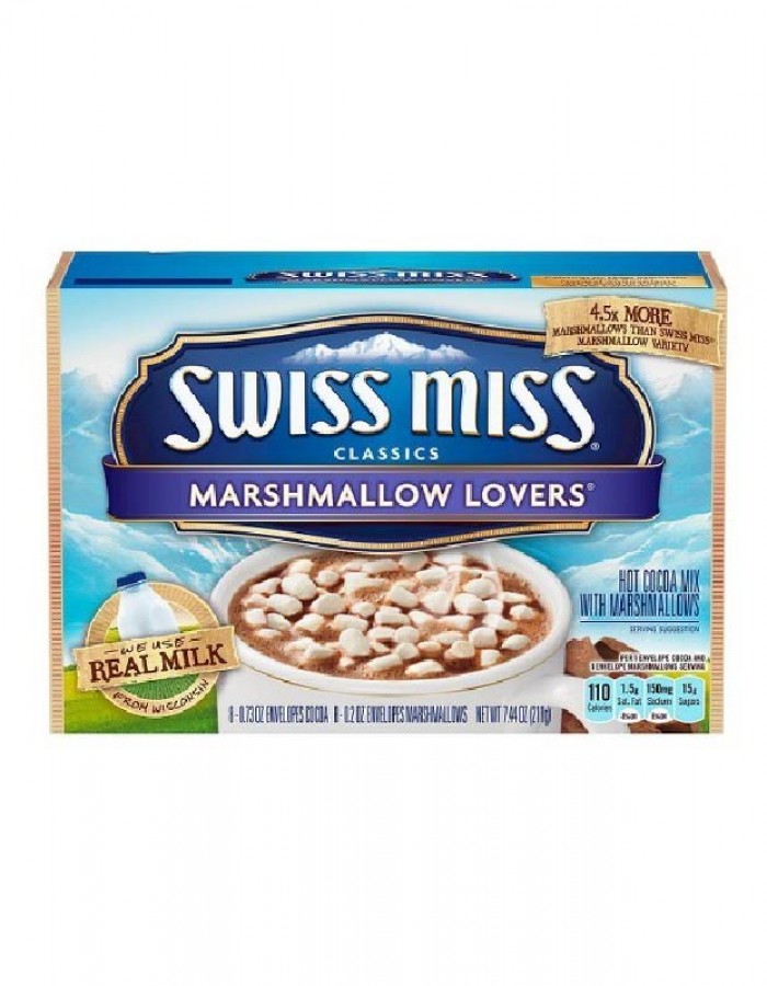 ShopBBMall.com: Swiss Miss Classics Marshmallow Lovers Hot Cocoa Mix, 8 Count 7.44 oz