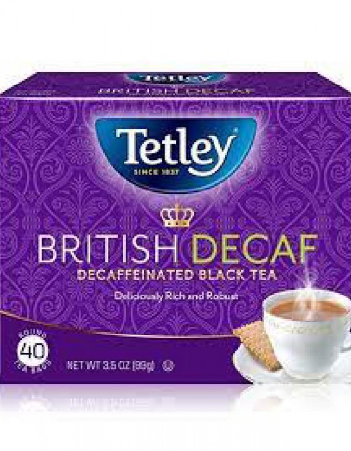ShopBBMall.com: Tetley Premium Black Tea Decaffeinated British Blend 40 Tea Bags