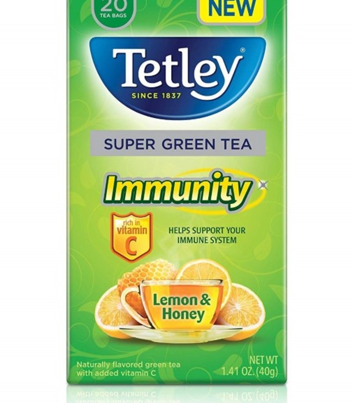 ShopBBMall.com: Tetley Super Green Tea Immunity Lemon & Honey 20ct Tea Bags