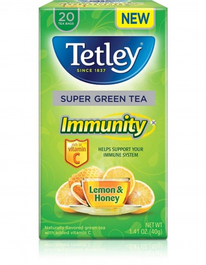 ShopBBMall.com: Tetley Super Green Tea Immunity Lemon & Honey 20ct Tea Bags