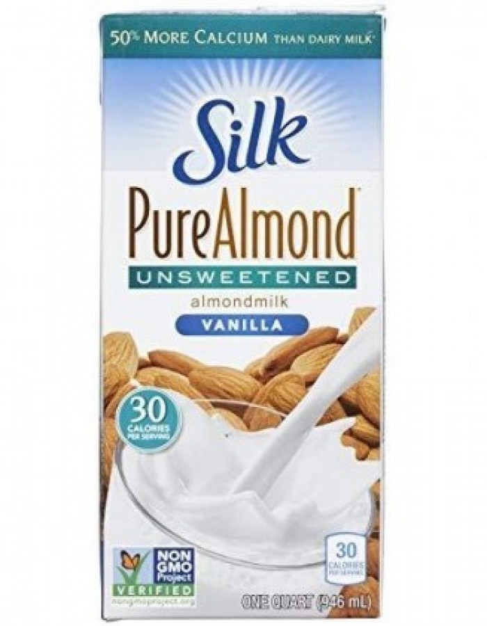 ShopBBMall.com: Silk Almond Milk, Unsweetened Vanilla, 32 Fluid Oz