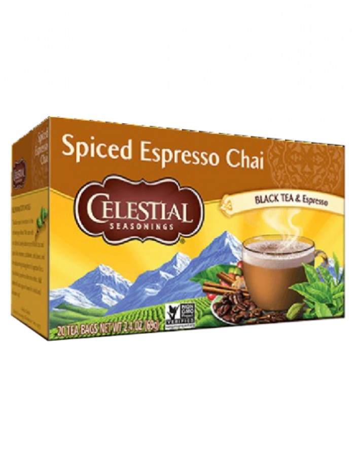 ShopBBMall.com: Celestial Seasonings GMO-Free Spiced Espresso Chai Tea Bags, 20 Ct