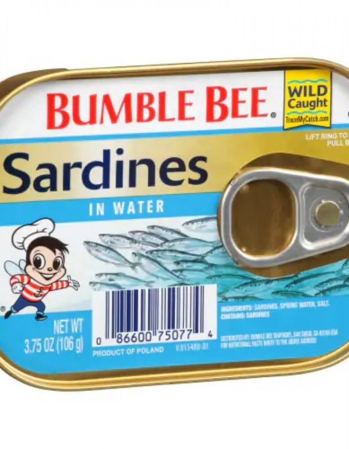 ShopBBMall.com: BUMBLE BEE SARDINES IN  WATER 3.75OZ
