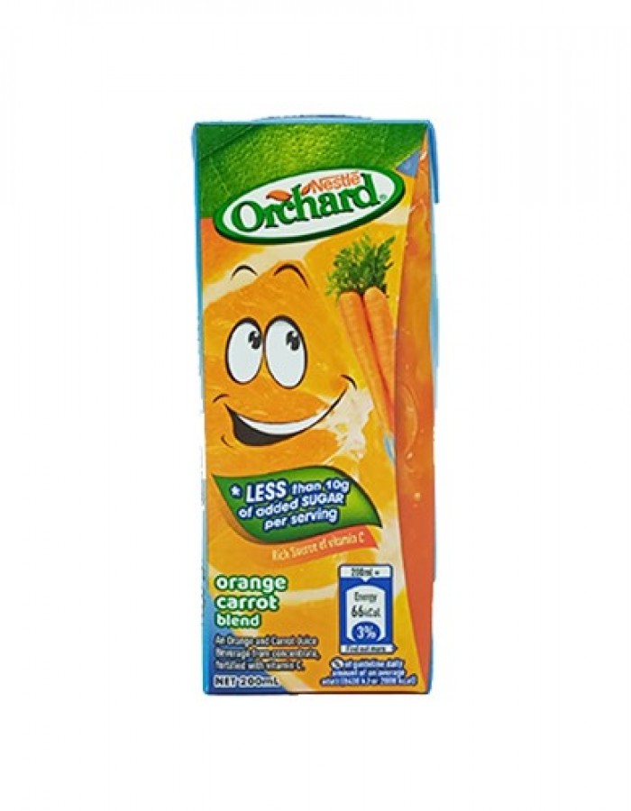 ShopBBMall.com: NESTLE ORCHARD ORANGE & CARROT 200ML- Sold as a Case