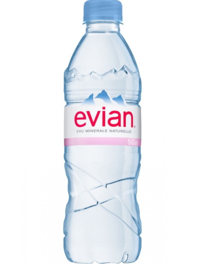 ShopBBMall.com: Evian Still Mineral Water, 24x0.5L