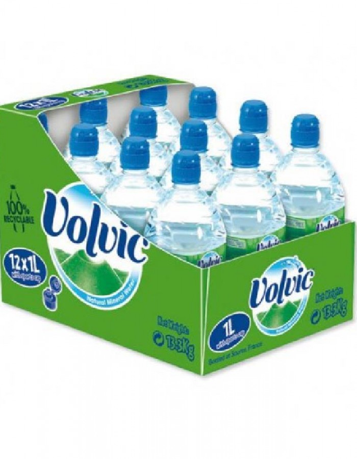ShopBBMall.com: VOLVIC NATURAL SPRING WATER 12X1L