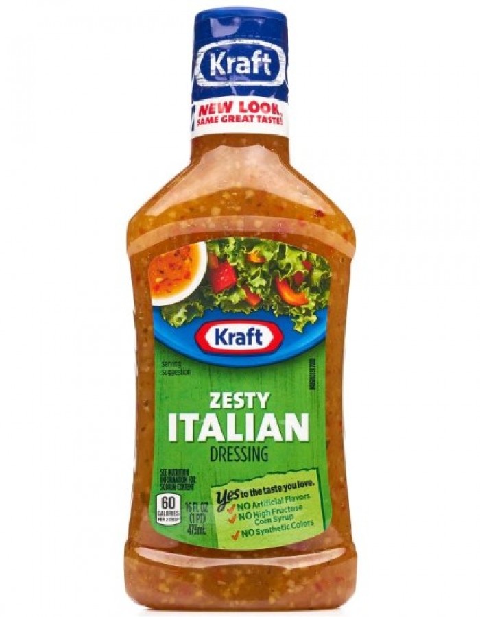 ShopBBMall.com: Kraft Zesty Italian Salad Dressing, 16 fl oz Bottle