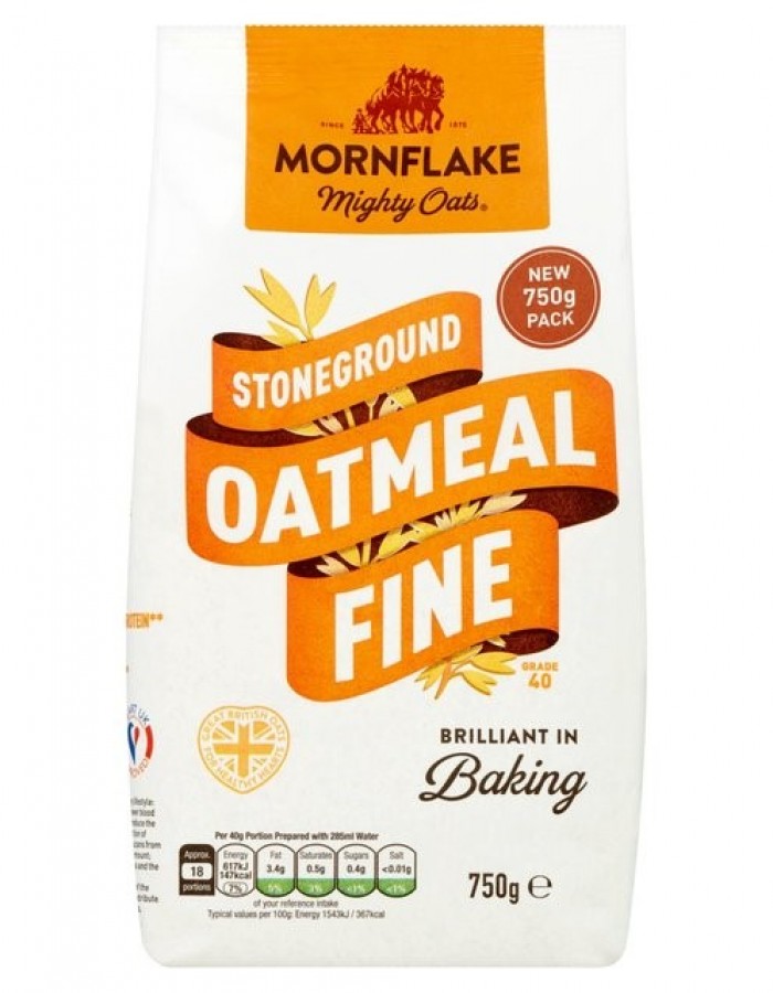 ShopBBMall.com: MORNFLAKE STONEGROUND OATMEAL FINE 750G