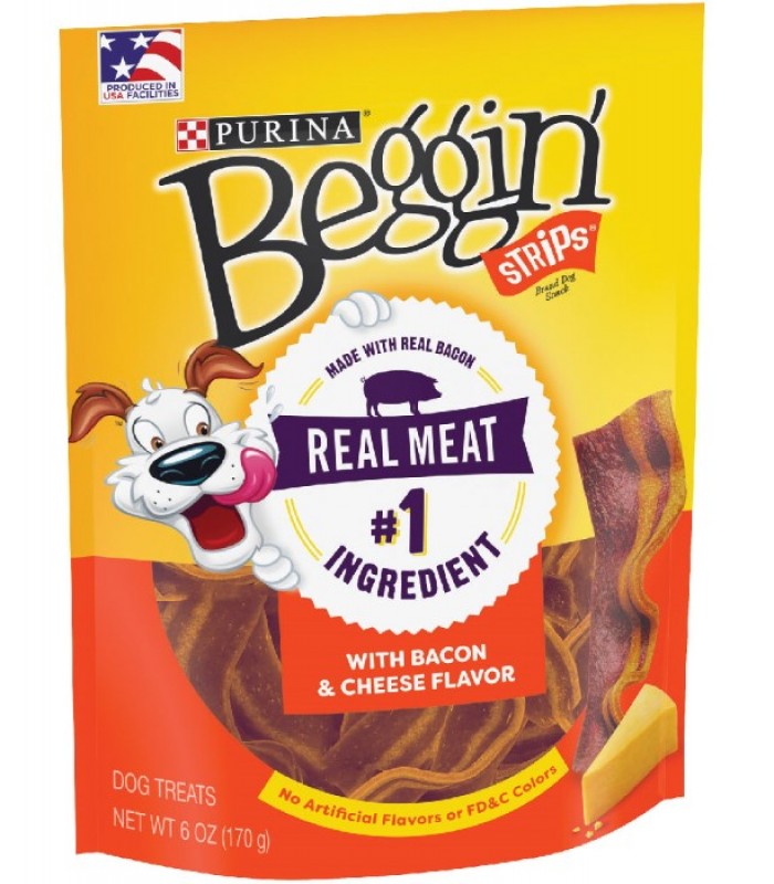 ShopBBMall.com: Purina Beggin' Dog Treats, With Bacon & Cheese Flavor 6 oz