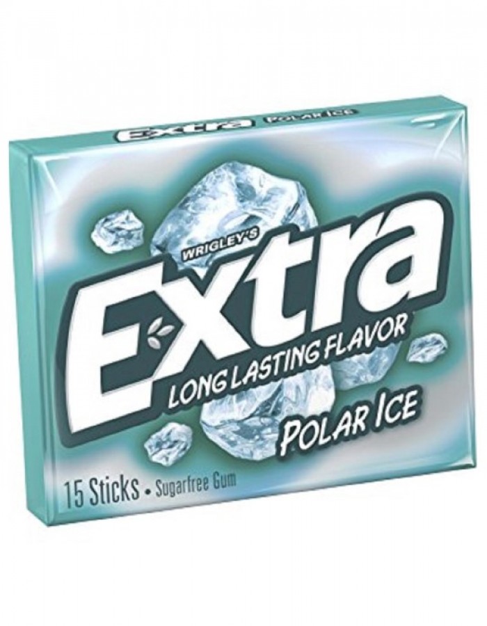 ShopBBMall.com: Wringley's EXTRA Polar Ice Sugarfree Gum Single Pack, 15 Pieces