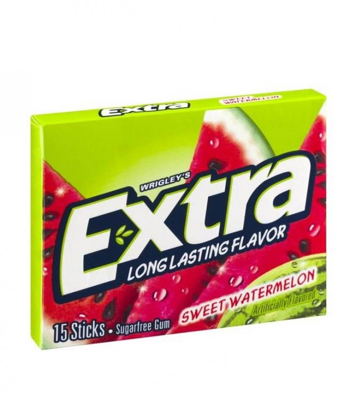 ShopBBMall.com: Wrigley's Extra Sweet Watermelon Sugar-Free Gum - 15 sticks