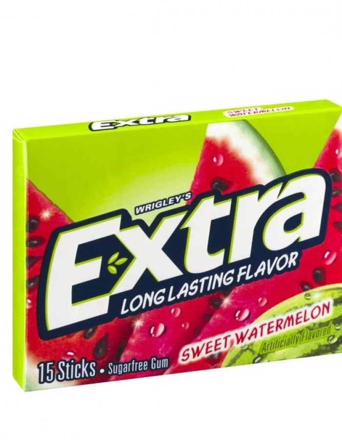 ShopBBMall.com: Wrigley's Extra Sweet Watermelon Sugar-Free Gum - 15 sticks