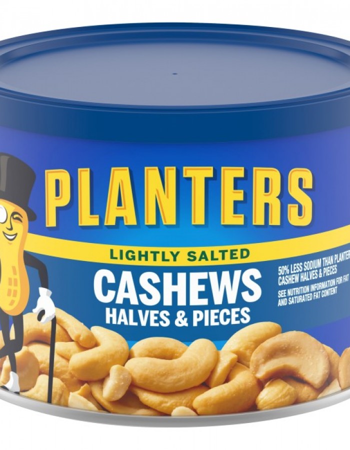 ShopBBMall.com: Planters Lightly Salted Cashews Halves & Pieces, 8 oz Canister