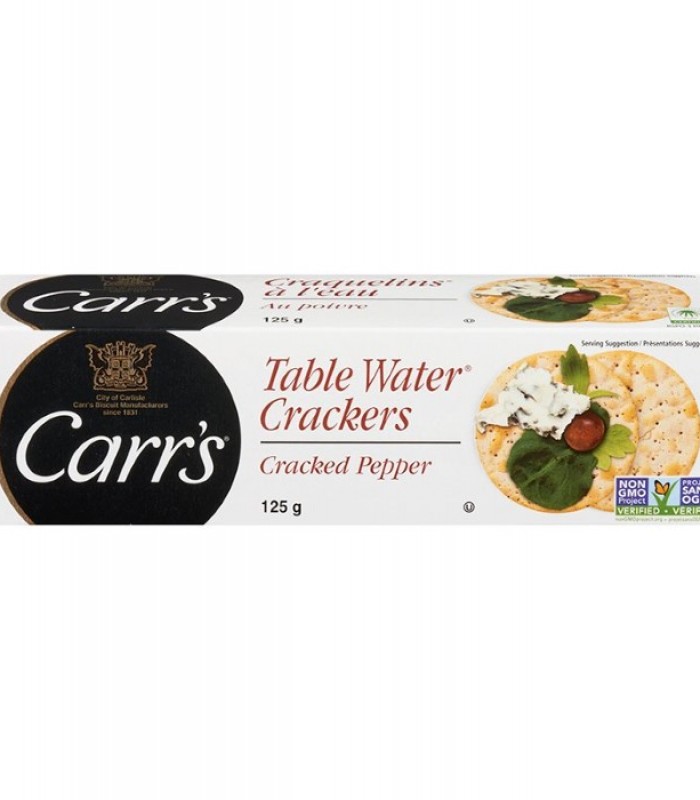 ShopBBMall.com: CARR'S TABLE WATER CRACKED PEPPER CRACKERS 125G 