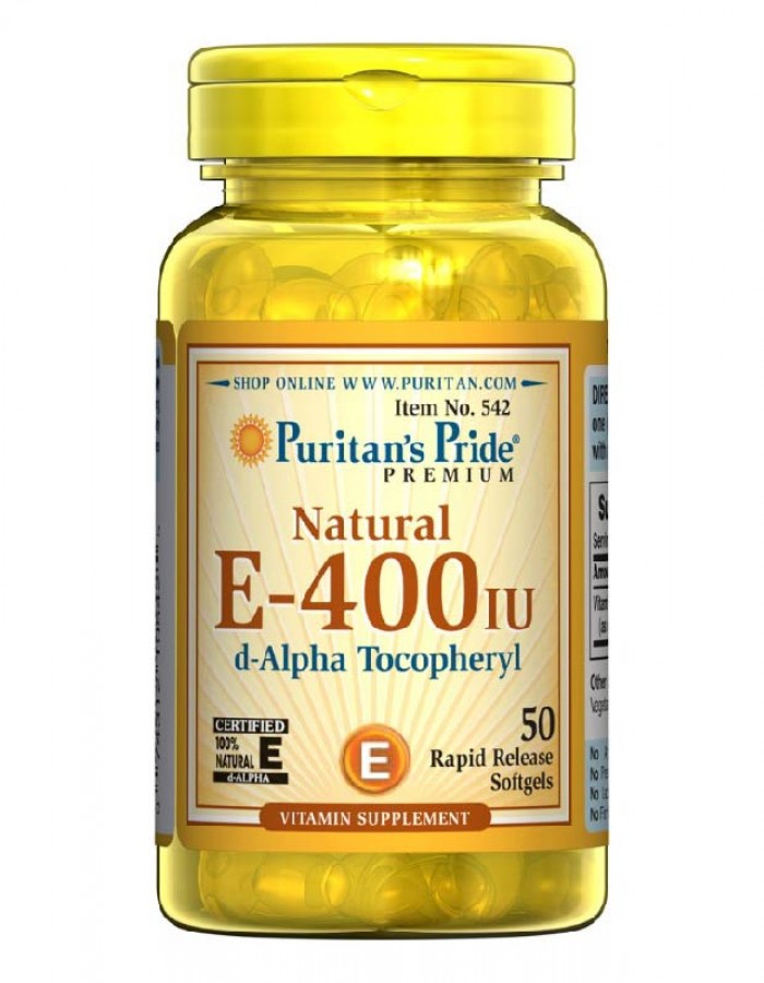 ShopBBMall.com: PURITAN'S PRIDE VITAMIN E400 SOFTGEL 50'S