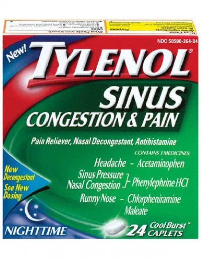 ShopBBMall.com: TYLENOL SINUS CONGESTION & PAIN 24'S