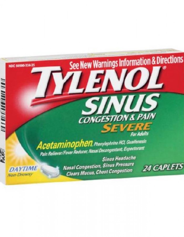 ShopBBMall.com: TYLENOL SINUS CONGESTION & PAIN SEVERE 24'S