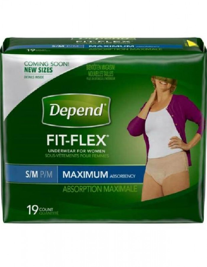 ShopBBMall.com: Depend  Female Underwear Maximum Absorbency Small/Medium, 19 Ct