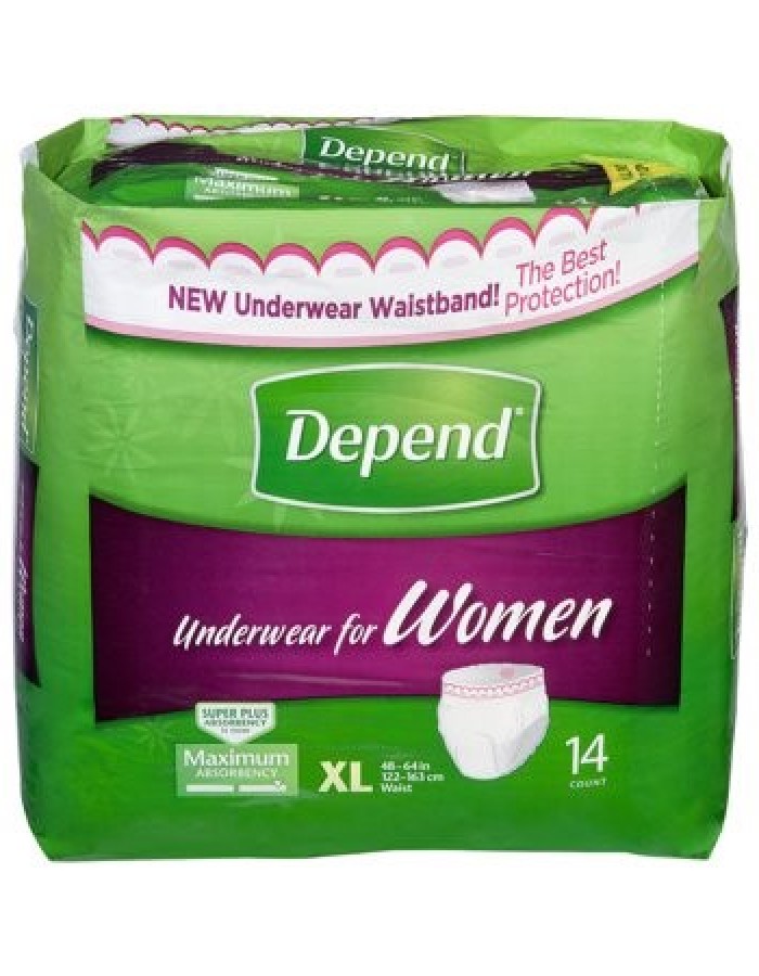 ShopBBMall.com: Depend  Female Underwear Maximum Absorbency Xtra Large, 15 Ct