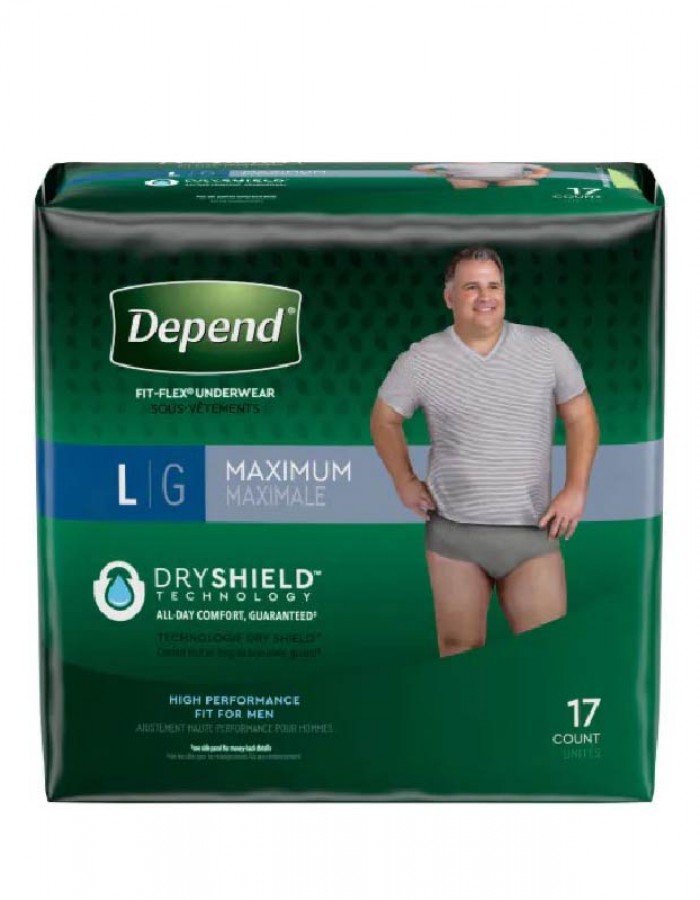 ShopBBMall.com: Depend Underwear Male Maximum Absorbency Large 17Ct