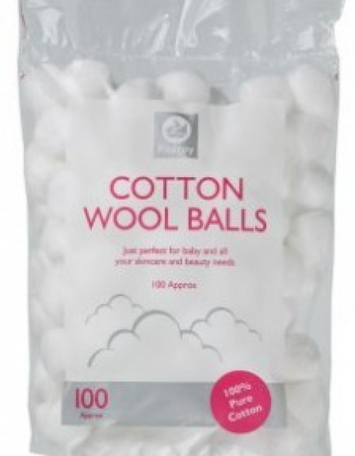 ShopBBMall.com: FITZROY COTTON WOOL BALLS WHITE 100'S