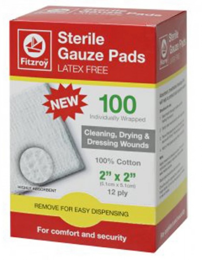 ShopBBMall.com: FITZROY STERILE GAUZE PADS 2
