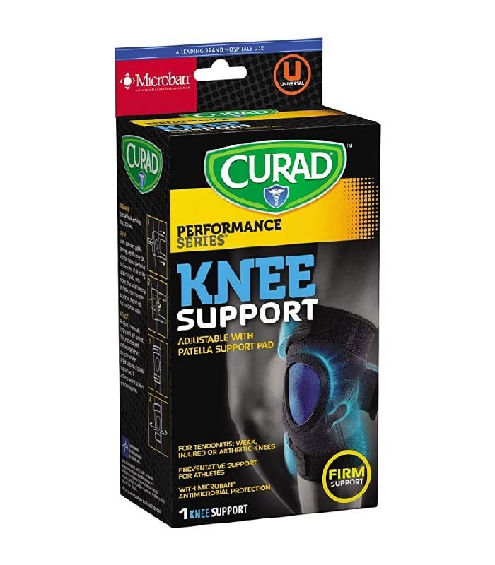 ShopBBMall.com: CURAD KNEE SUPPORT WITH ANTIMICROBIAL PROTECTION 