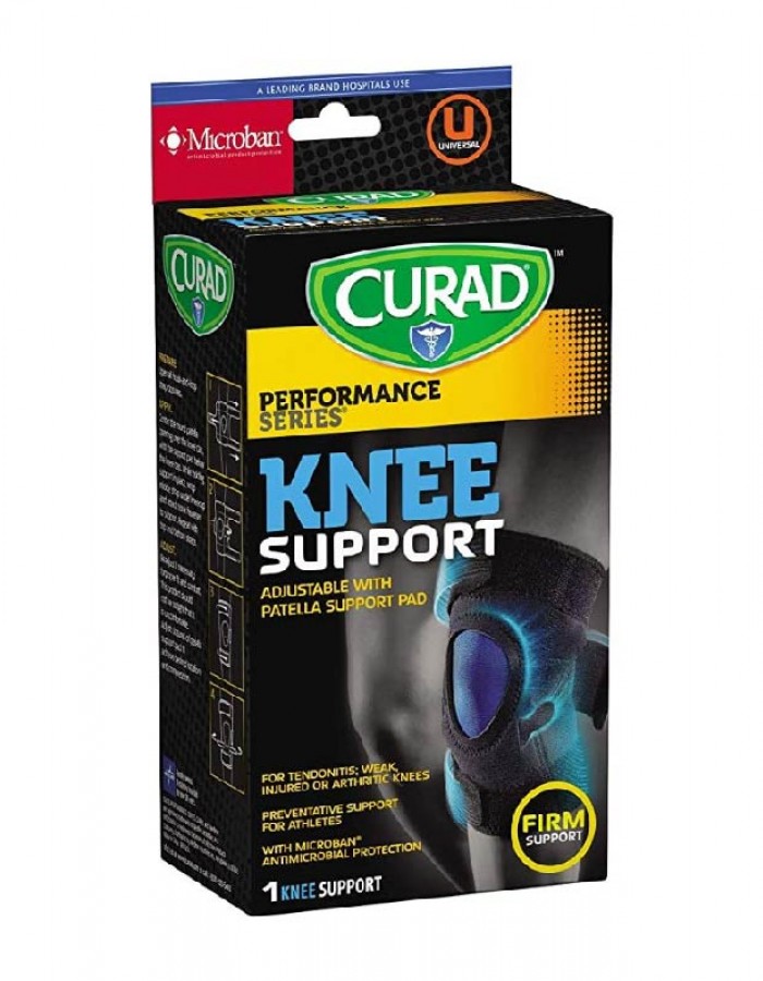 ShopBBMall.com: CURAD KNEE SUPPORT WITH ANTIMICROBIAL PROTECTION