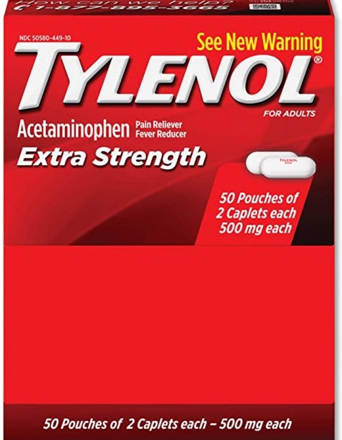 ShopBBMall.com: TYLENOL EXTRA STRENGTH CAPLETS 50 POUCHES